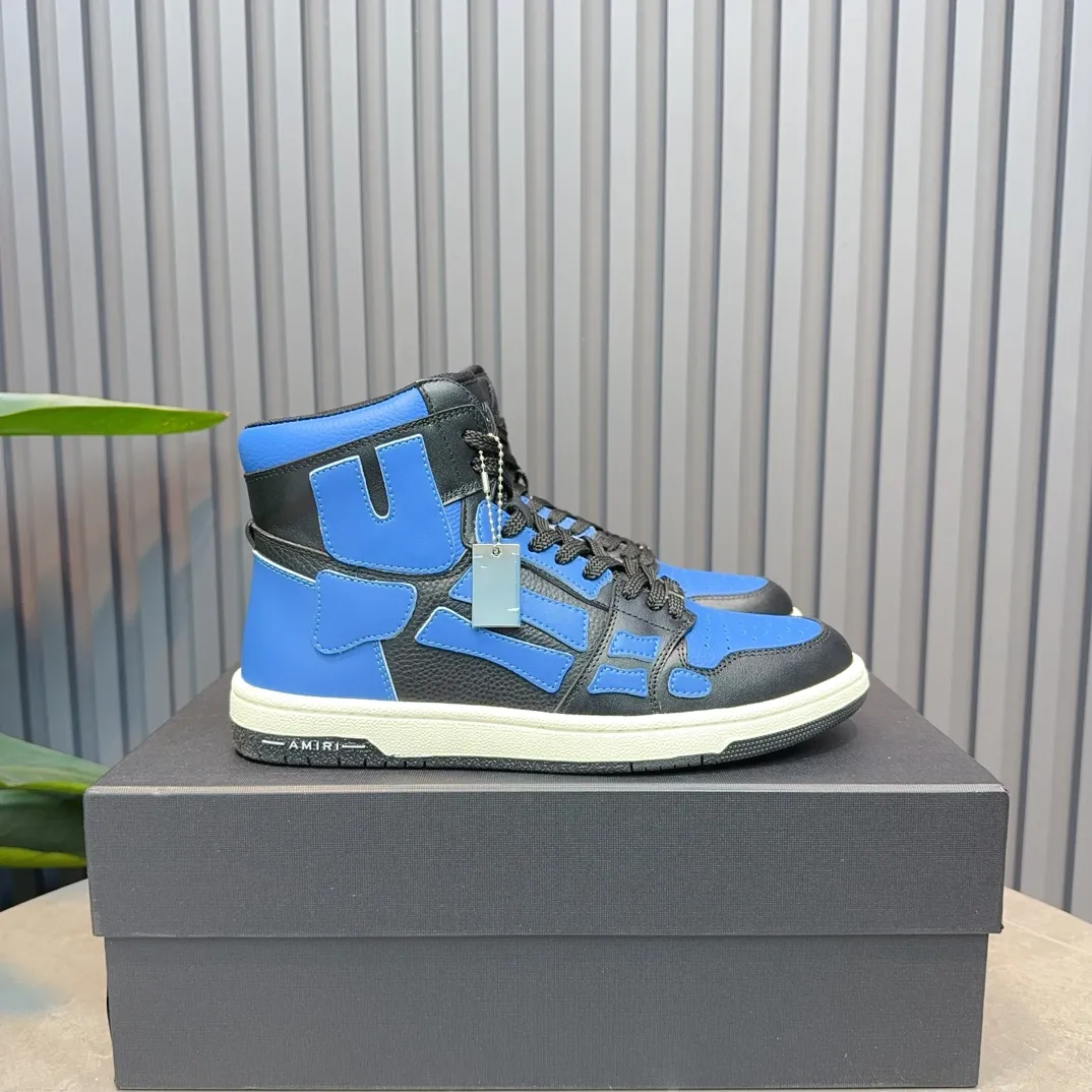 Men's shoes💰620💰 AMIRI AMIRI trendy brand hot sale🔥 Available all year round✅Couples💑 Official website synchronization Imported fabrics 1⃣️ratio 1⃣️Re-engraved, original factory special original sole, 35-45 (38.45. Non-refundable)